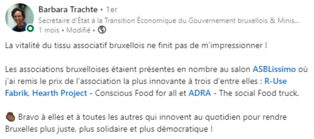 avis positif sur le salon